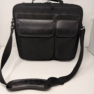 Dell Laptop Carrying Case with Shoulder Strap Padded Laptop Pouch Black  15x14x4